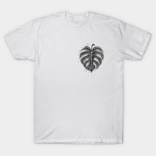 Monochromatic leaf T-Shirt